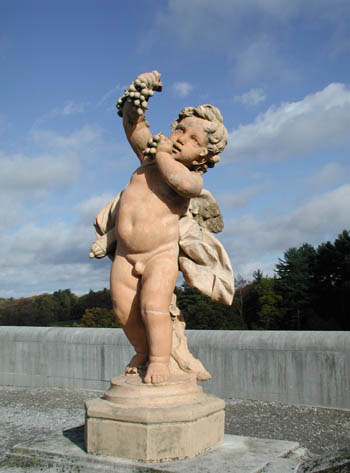 cherub statues