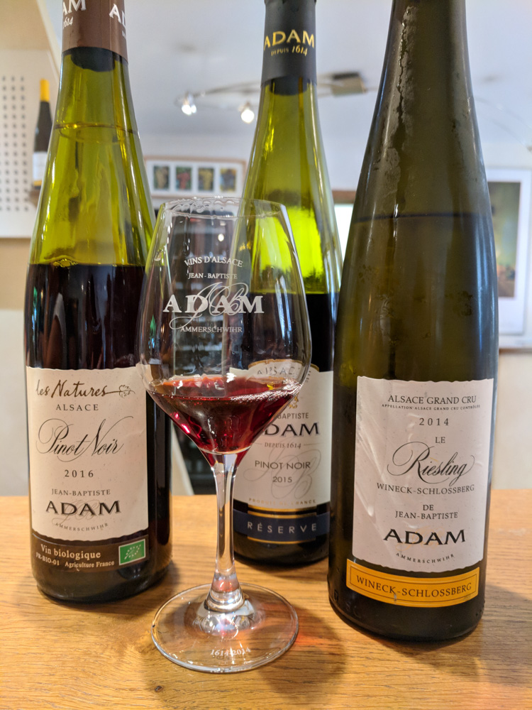 wine tasting @ Jean Baptise Adam