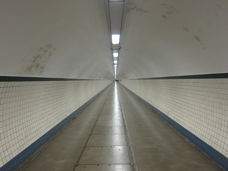 a very loooong tunnel