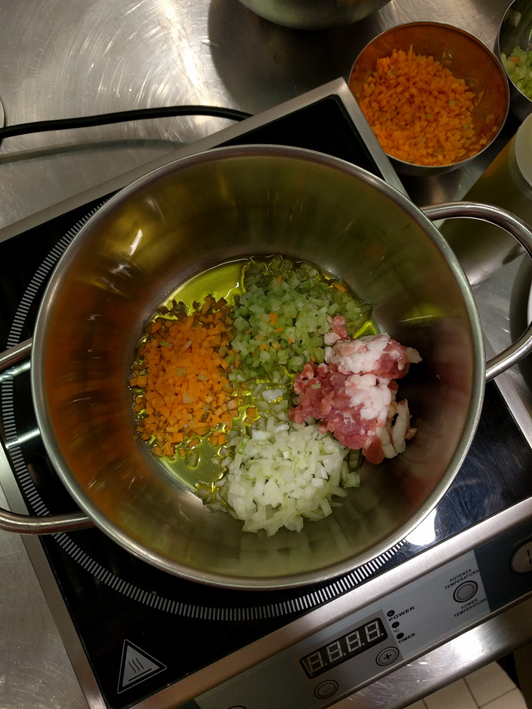 sofrito for the bolognese