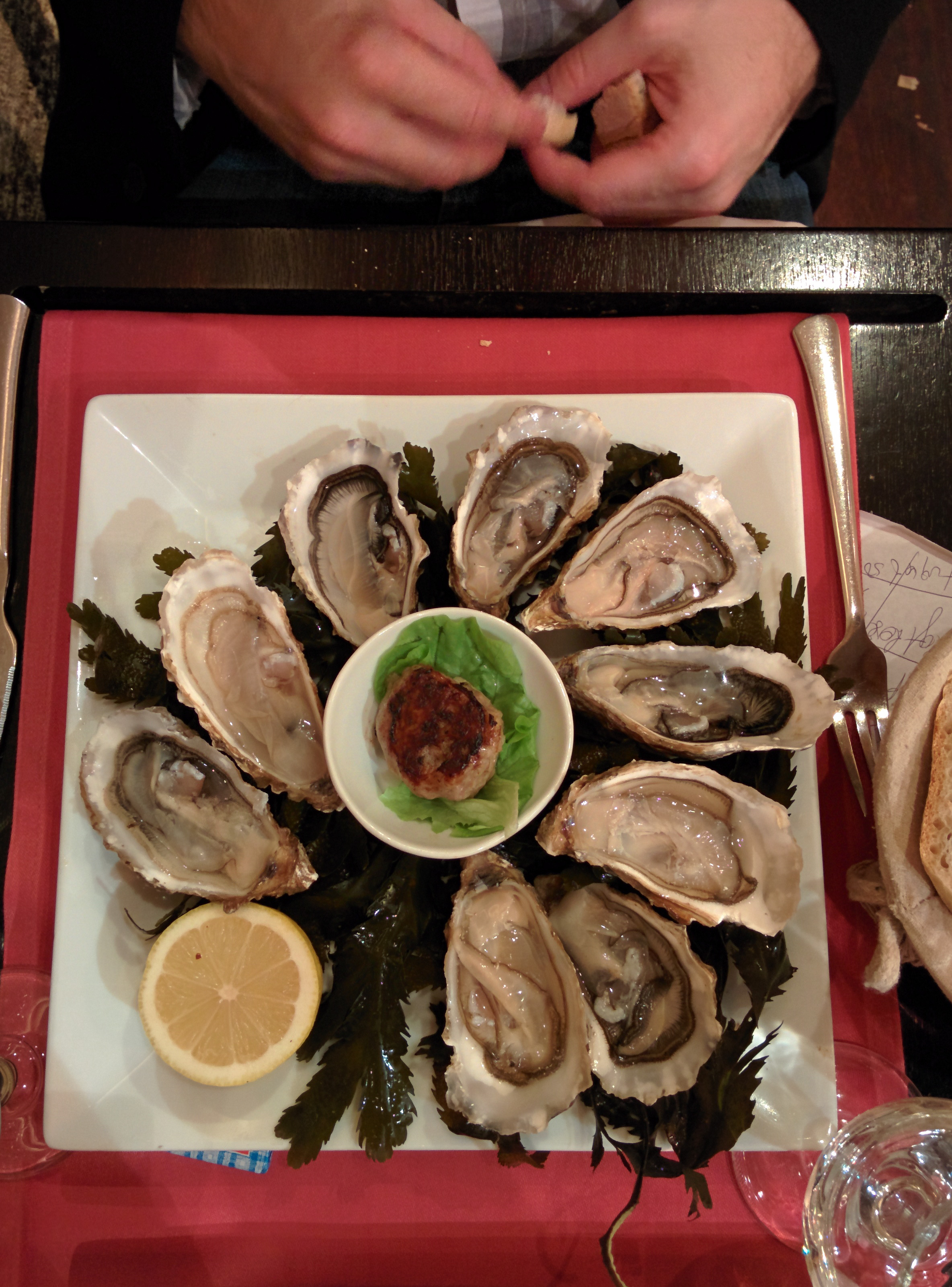 the oysters are all mine!