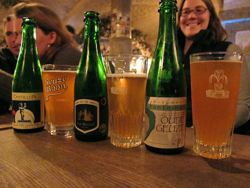 gueze tasting @ t'Potergast