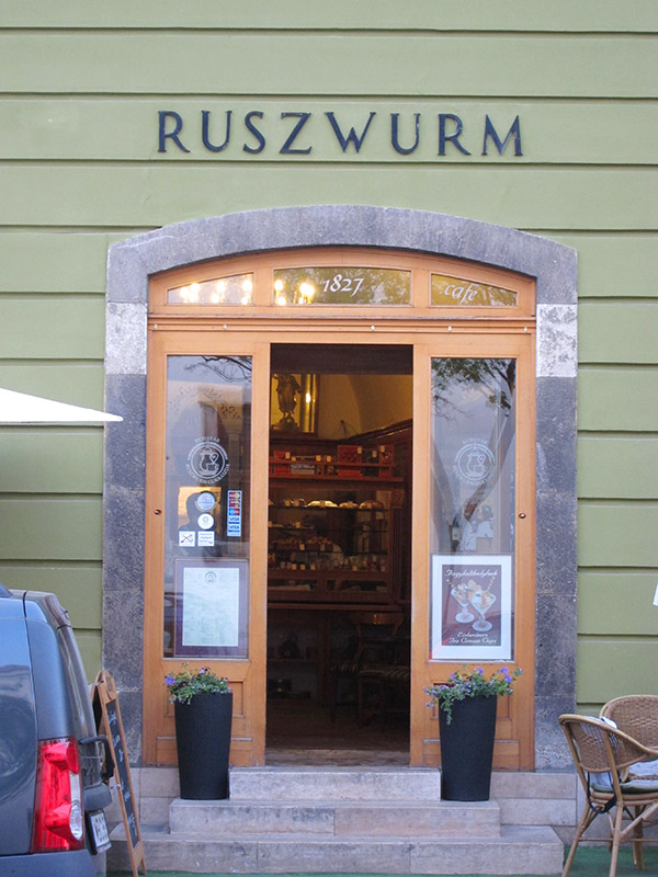 Ruszwurm = delicious pastries
