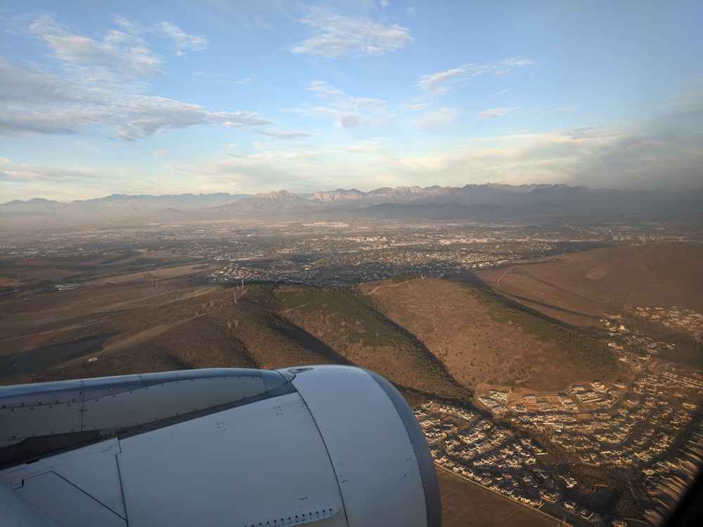 flying into CPT