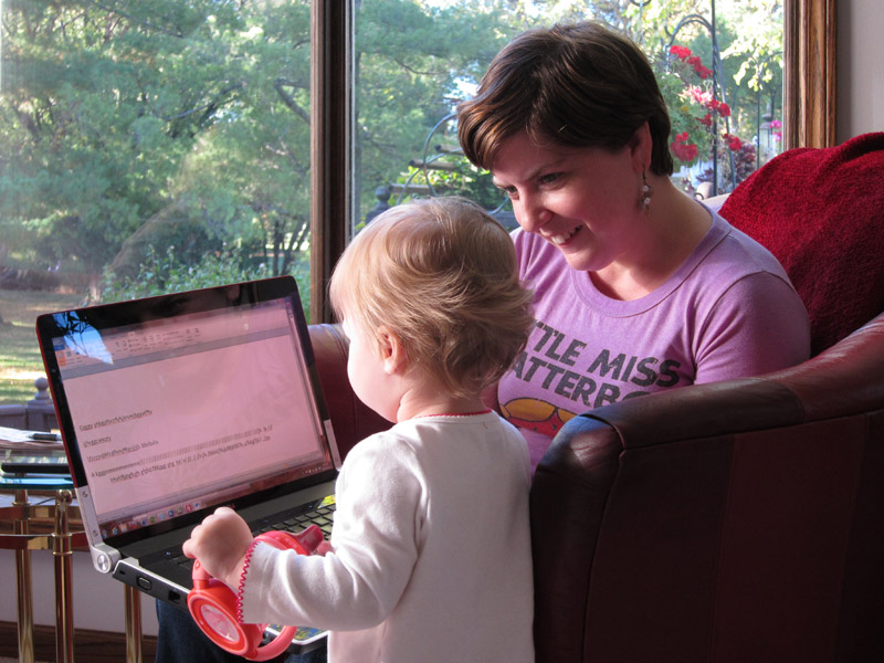 teaching Ava to type