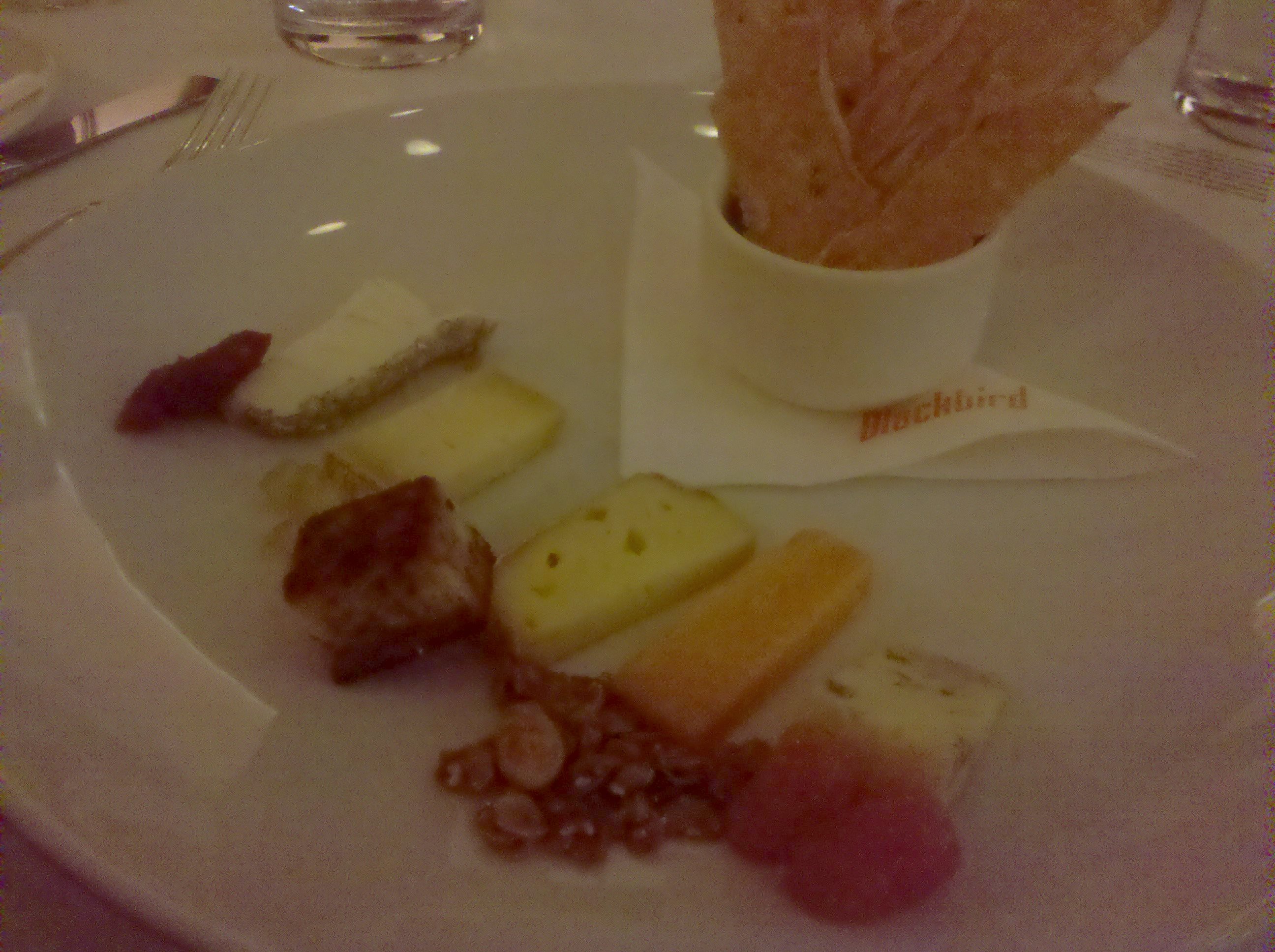 cheese plate @ Blackbird