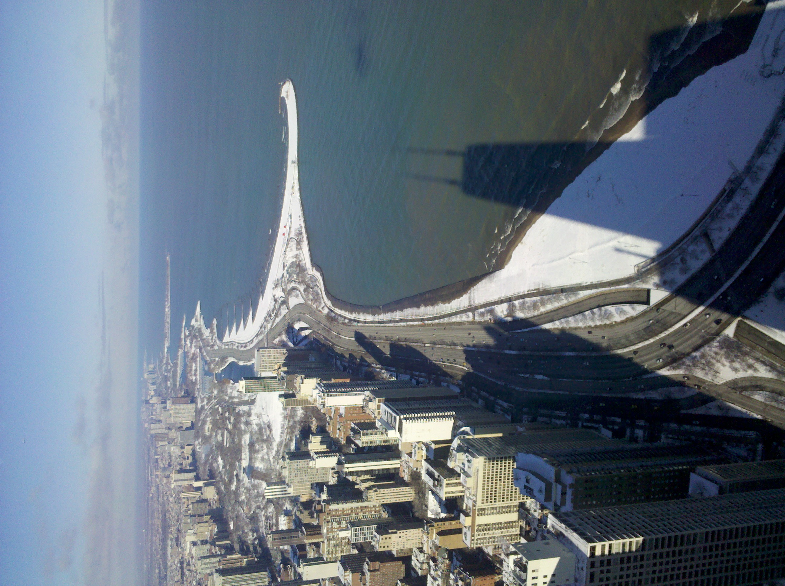 view with Hancock shadow