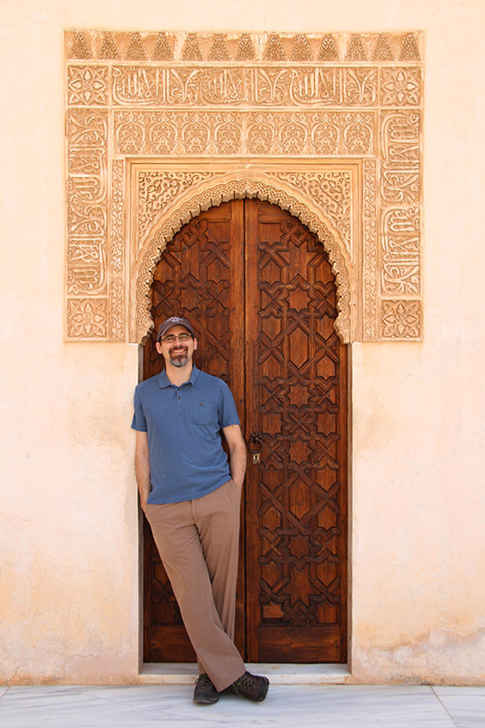 Eric in a doorway