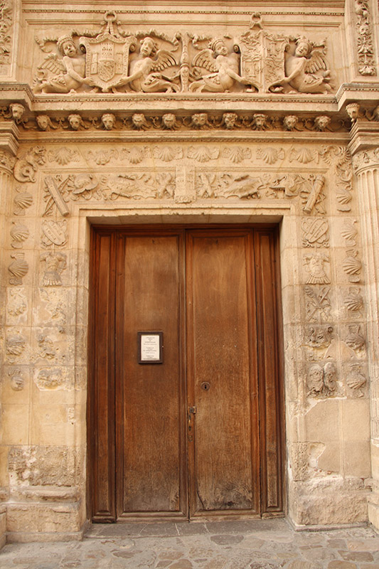 wooden doorway
