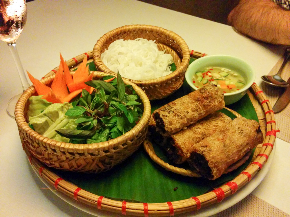Hanoi crispy spring rolls @ Gourmet Corner Restaurant