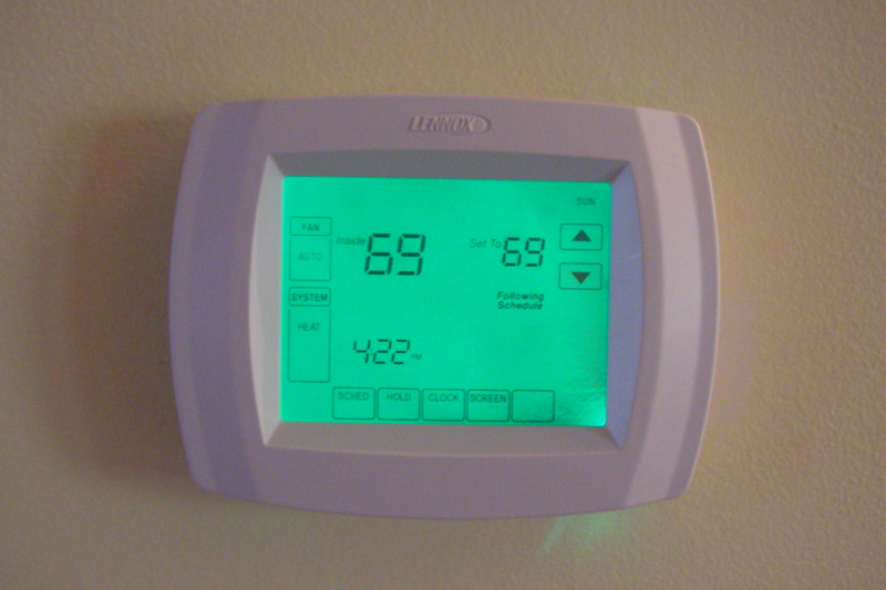 fancy new thermostat