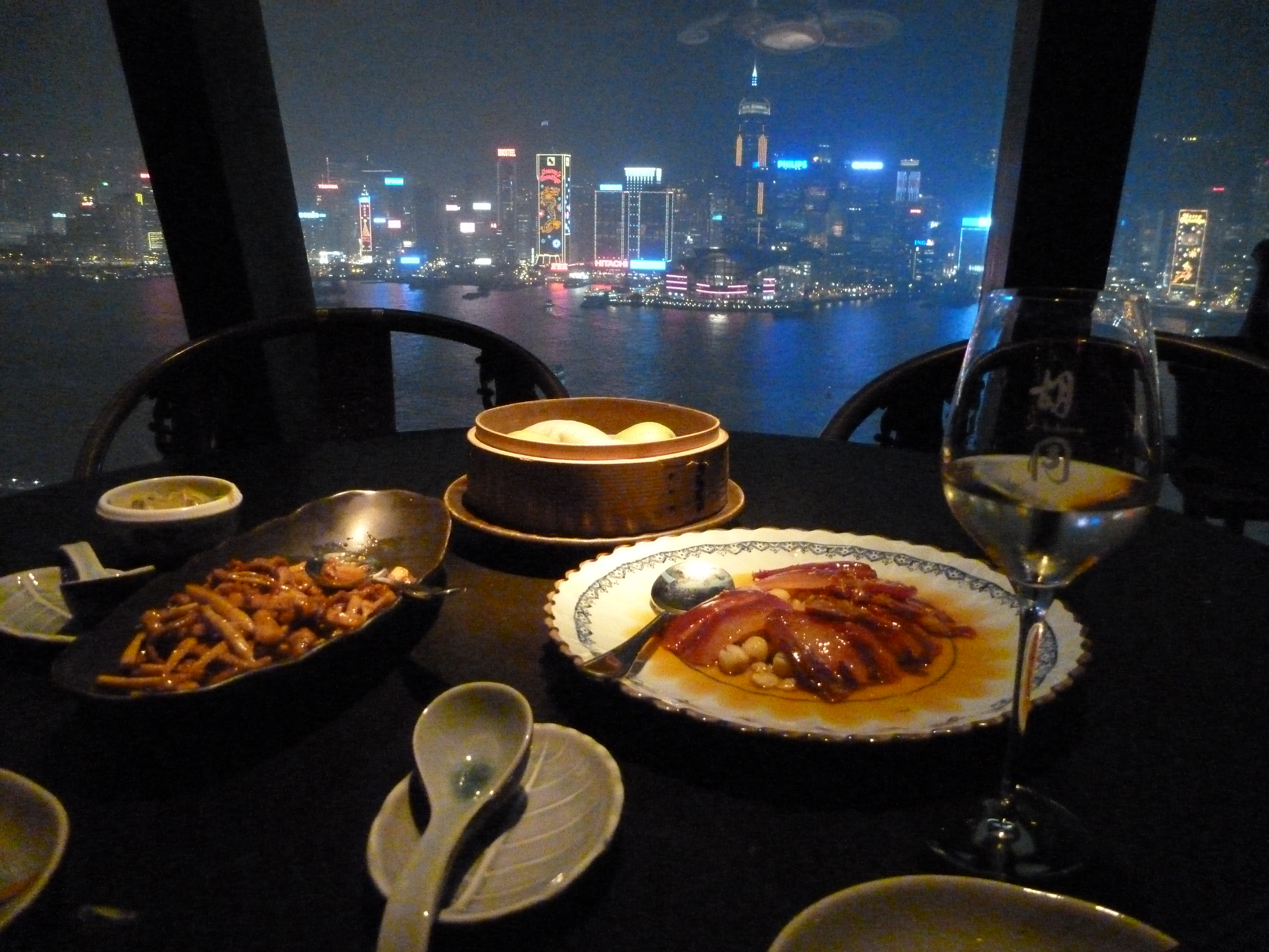 Dinner @ Hutong in Hong Kong