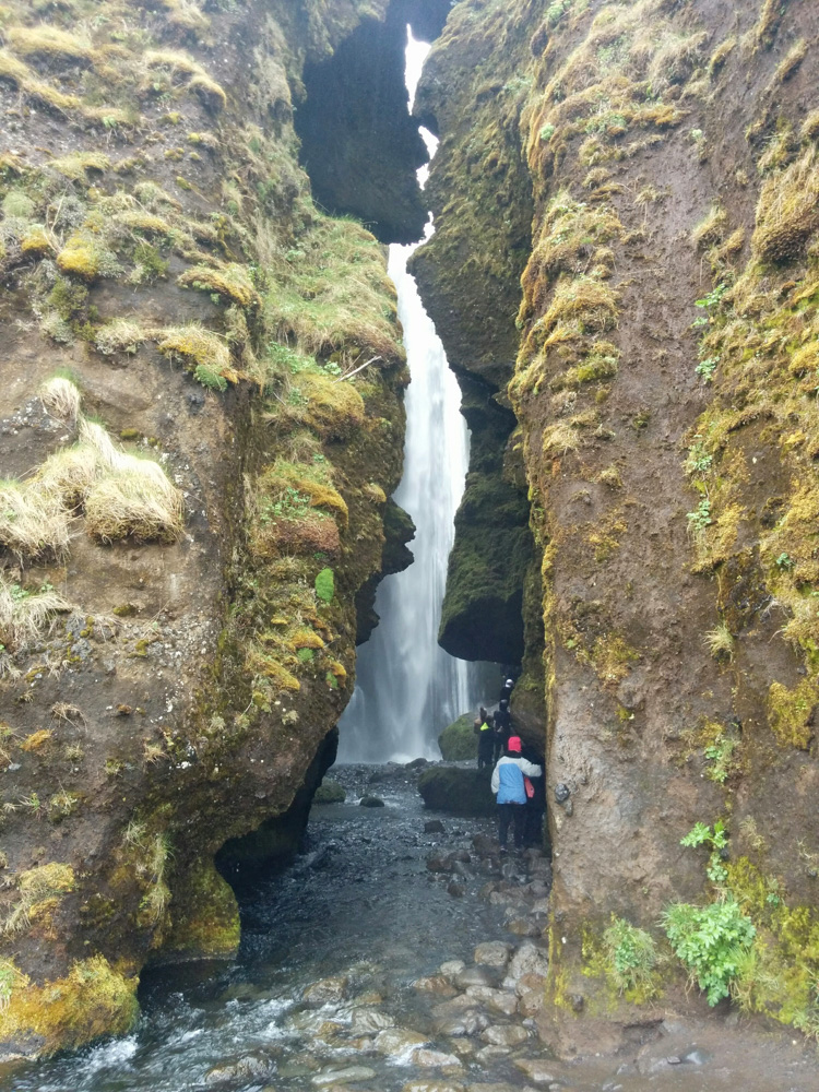 Gljúfrabúi waterfall