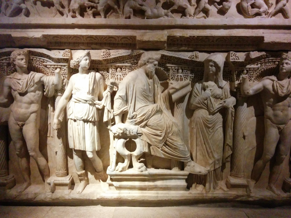 sarcophagus detail