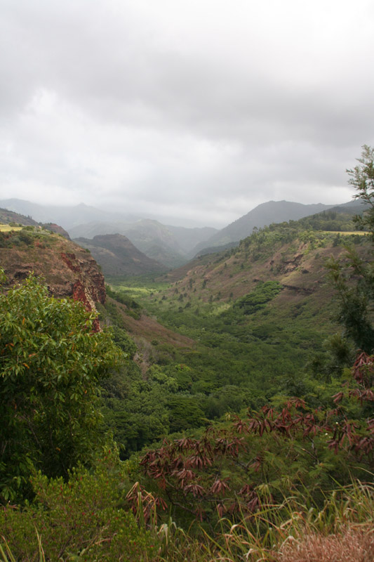 approaching Waimea Canyon