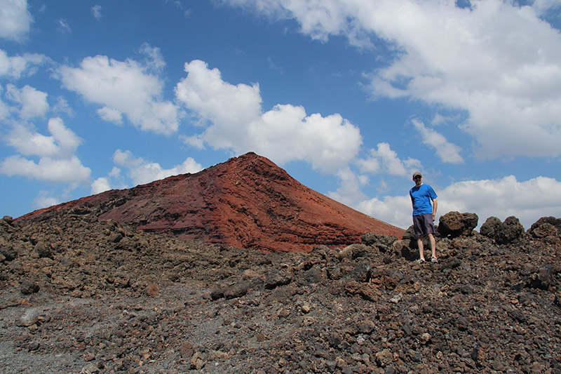 Eric with his favorite red moutain