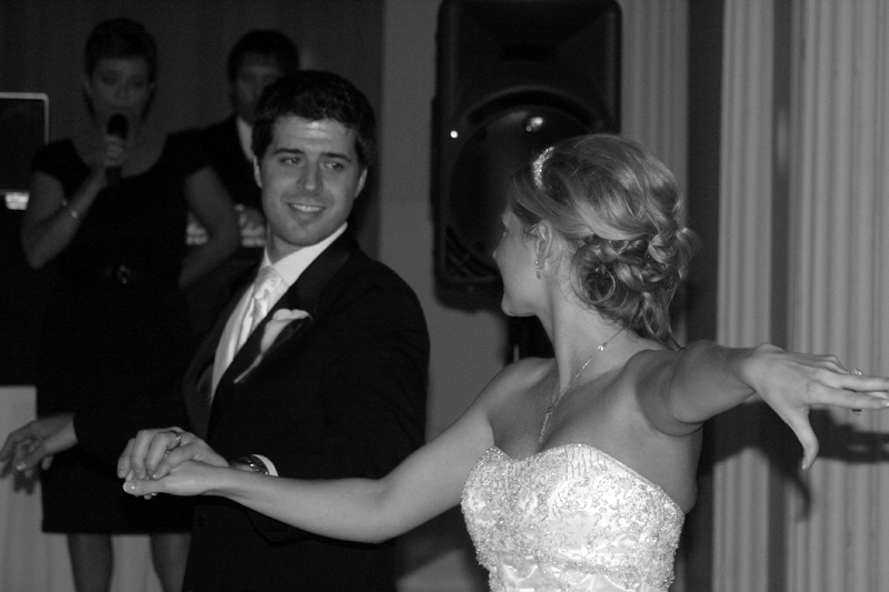 the first dance (fancy hands!)