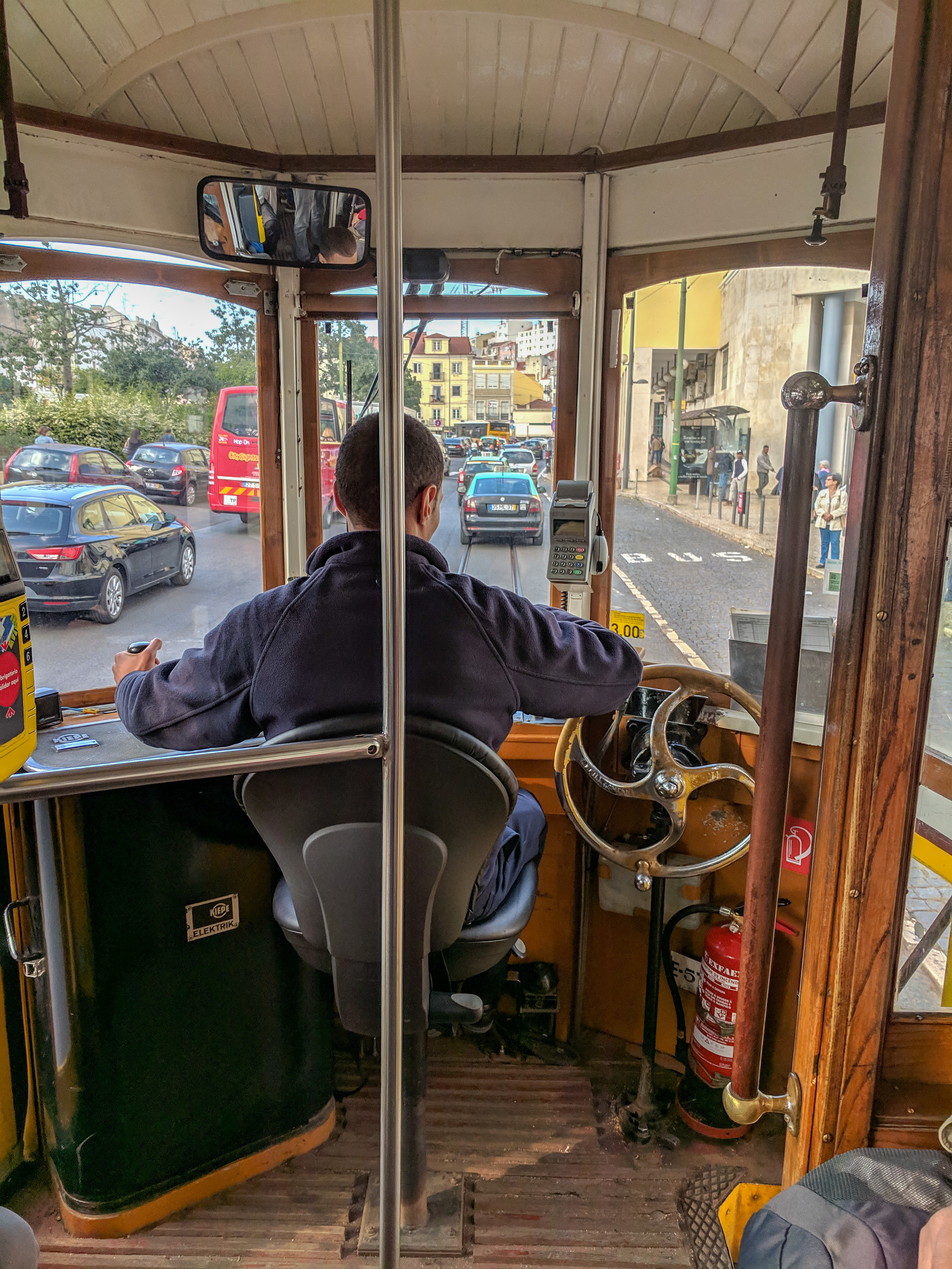 riding the historic Tram 28