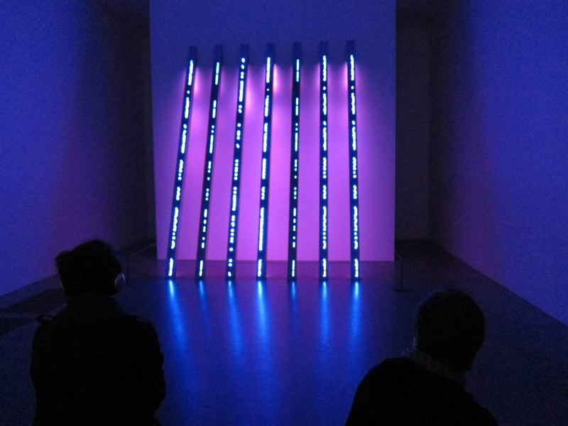 modern art installation at the Tate