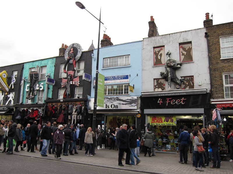 shops on Camden High Street