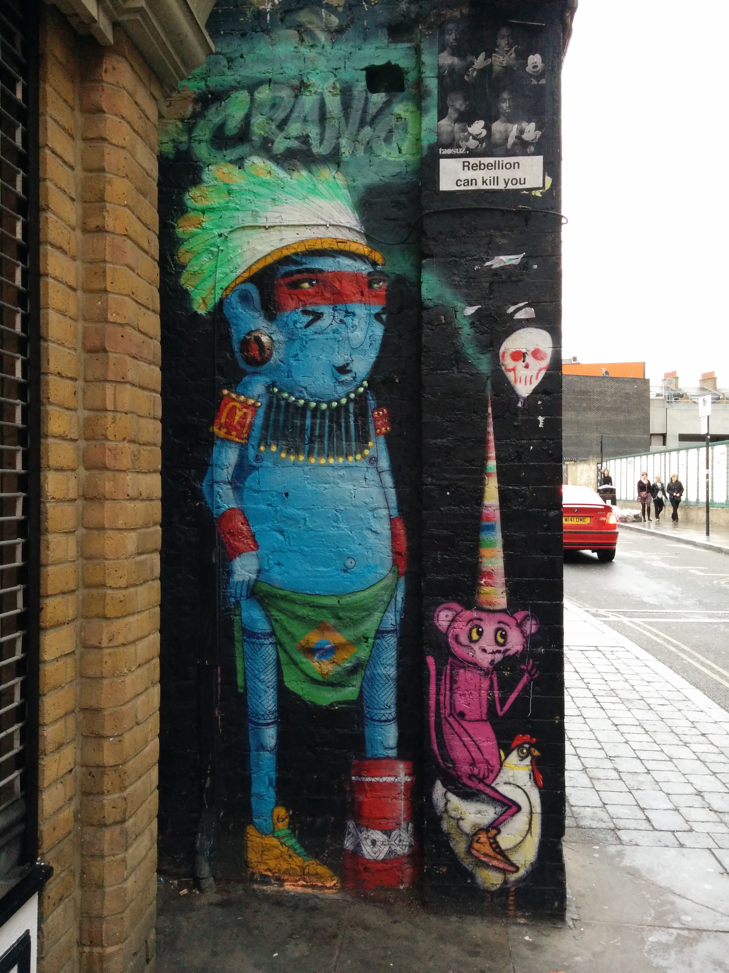 street art on Brick Lane