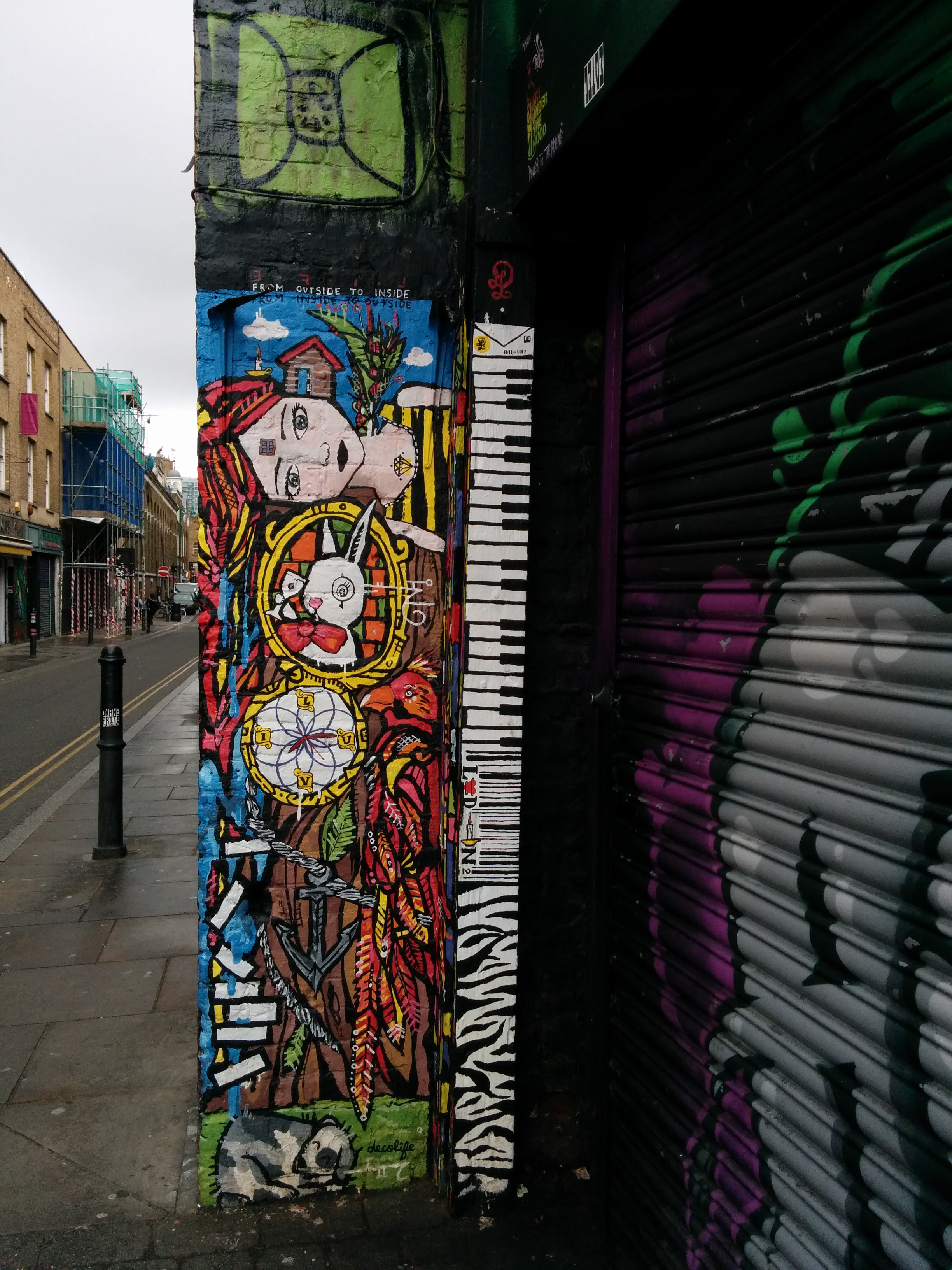 street art on Brick Lane