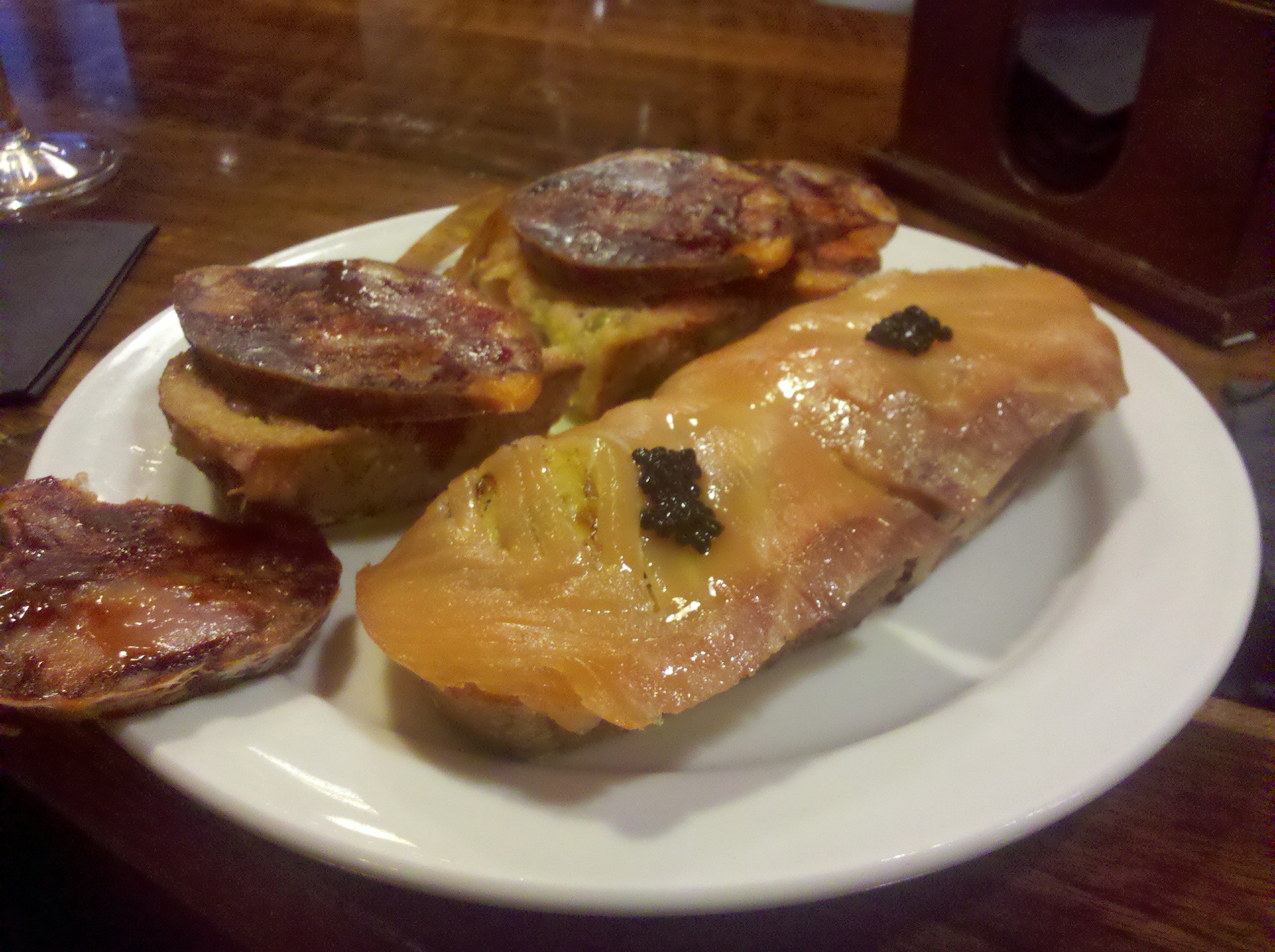 tapas at Taberna Tempranillo in Madrid