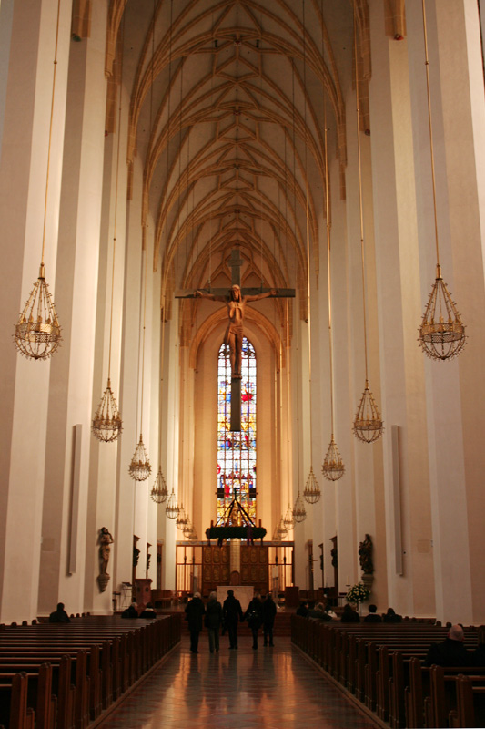 inside the Frauenkirche