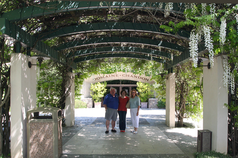 Manny, me and Lynn @ Domaine Chandon