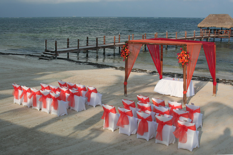 beach setup