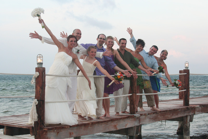 the wedding party