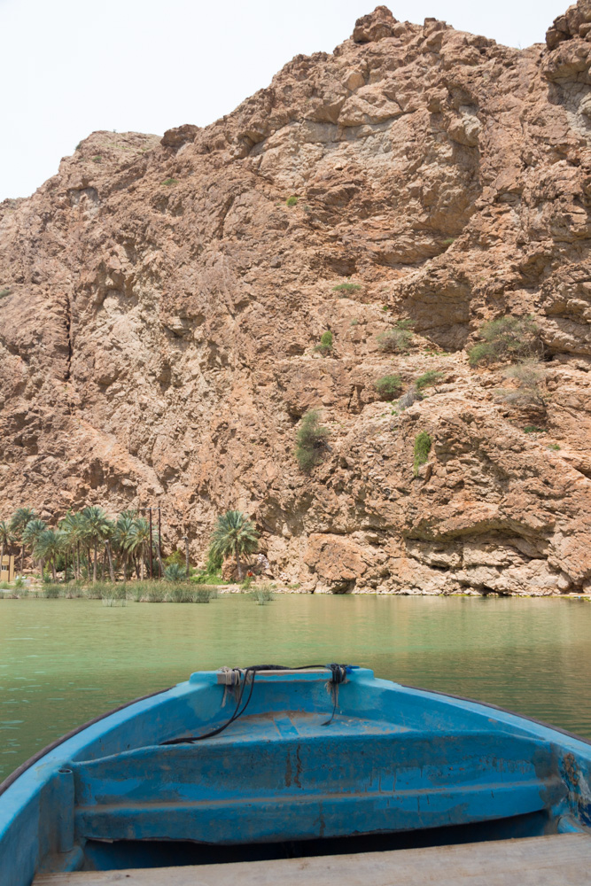 boat ride across the wadi