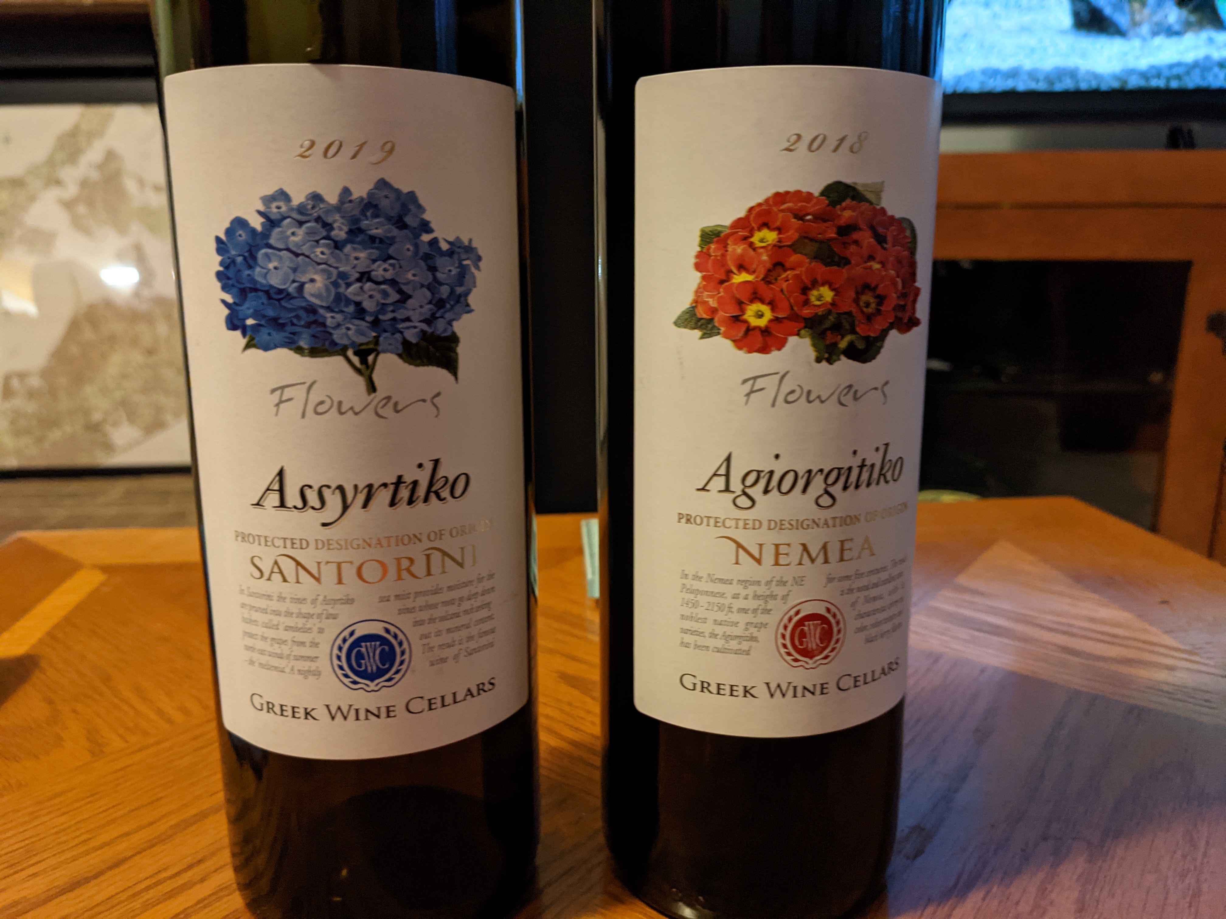 Greece: Greek wine (red and white)