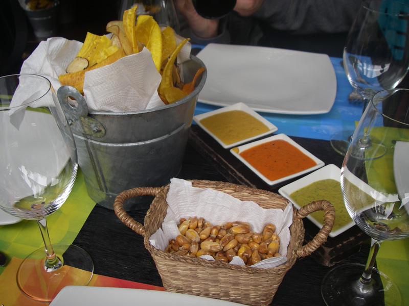 pre-lunch snacks at La Mar