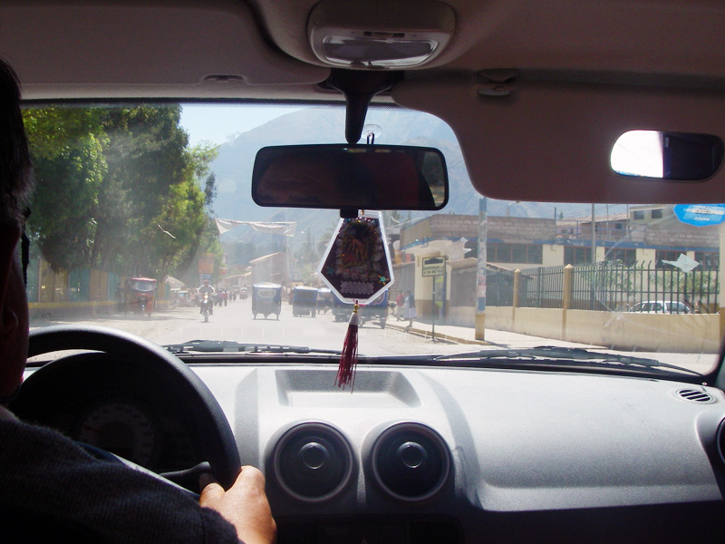 view from the backseat