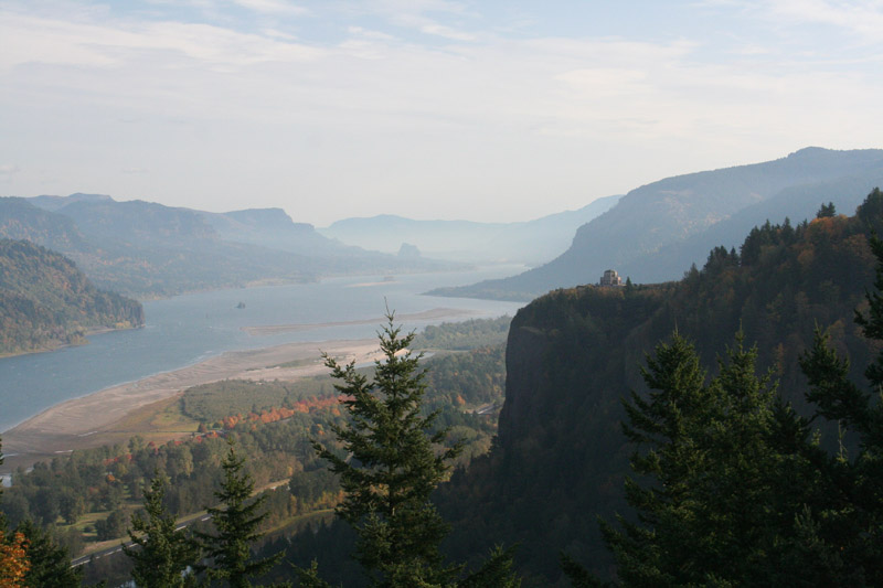 the Columbia River valley