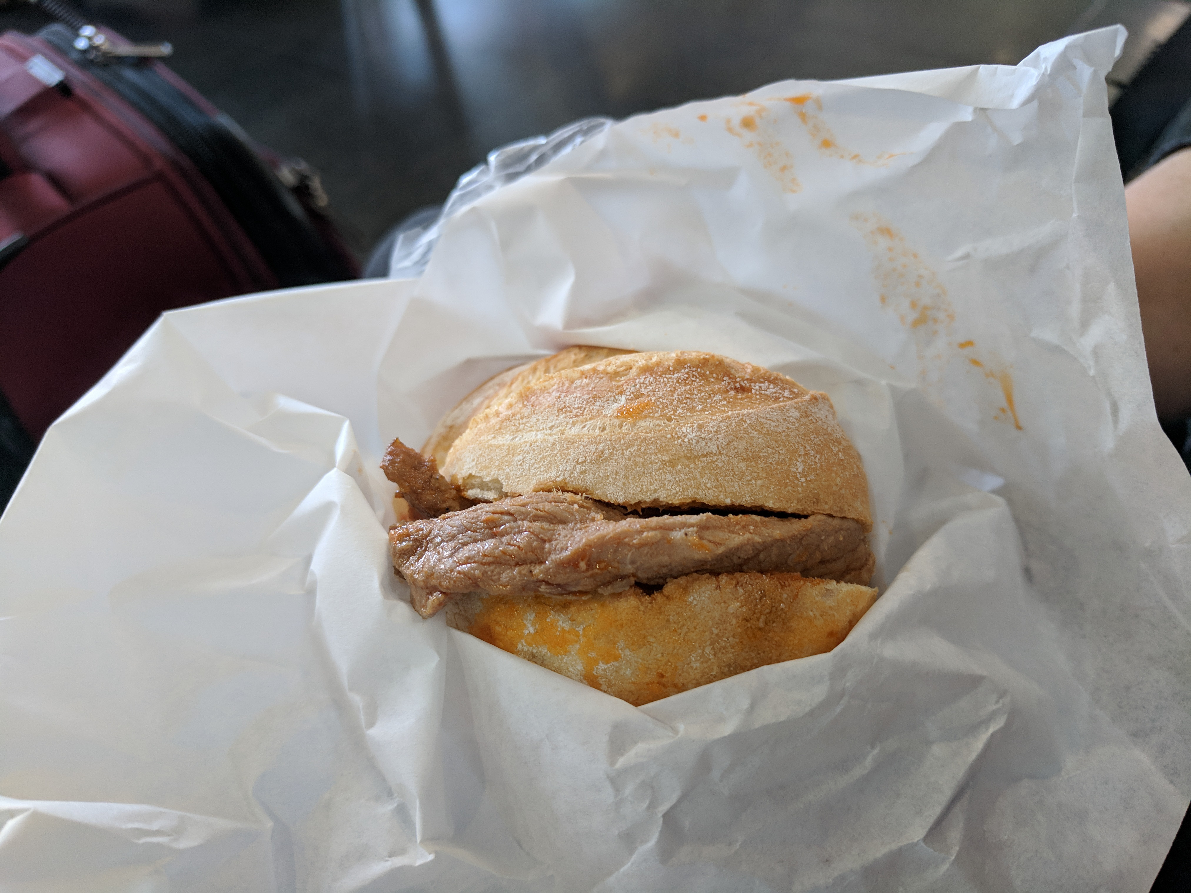 bifana sandwich from O Astro