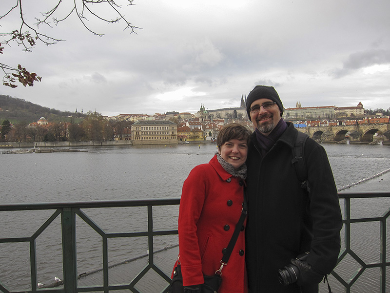 Eric and I in Prague