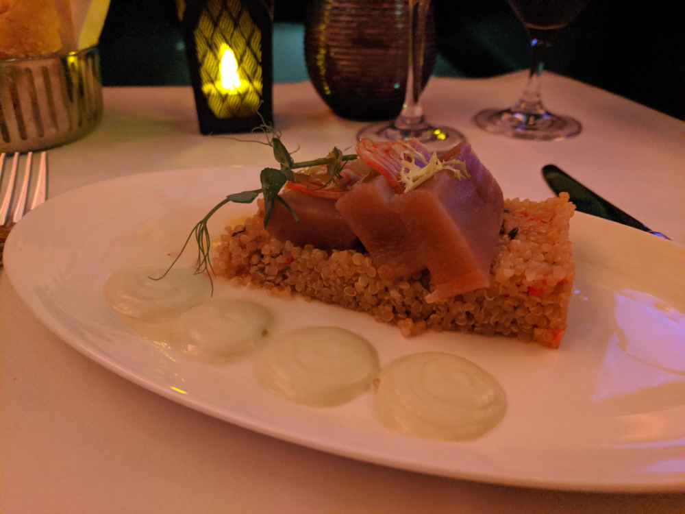 tuna and coucous appetizer