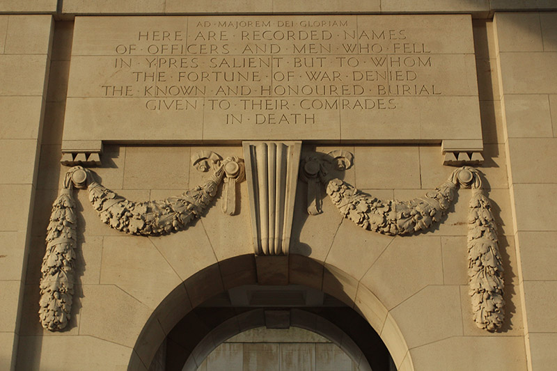 Menin Gate inscription