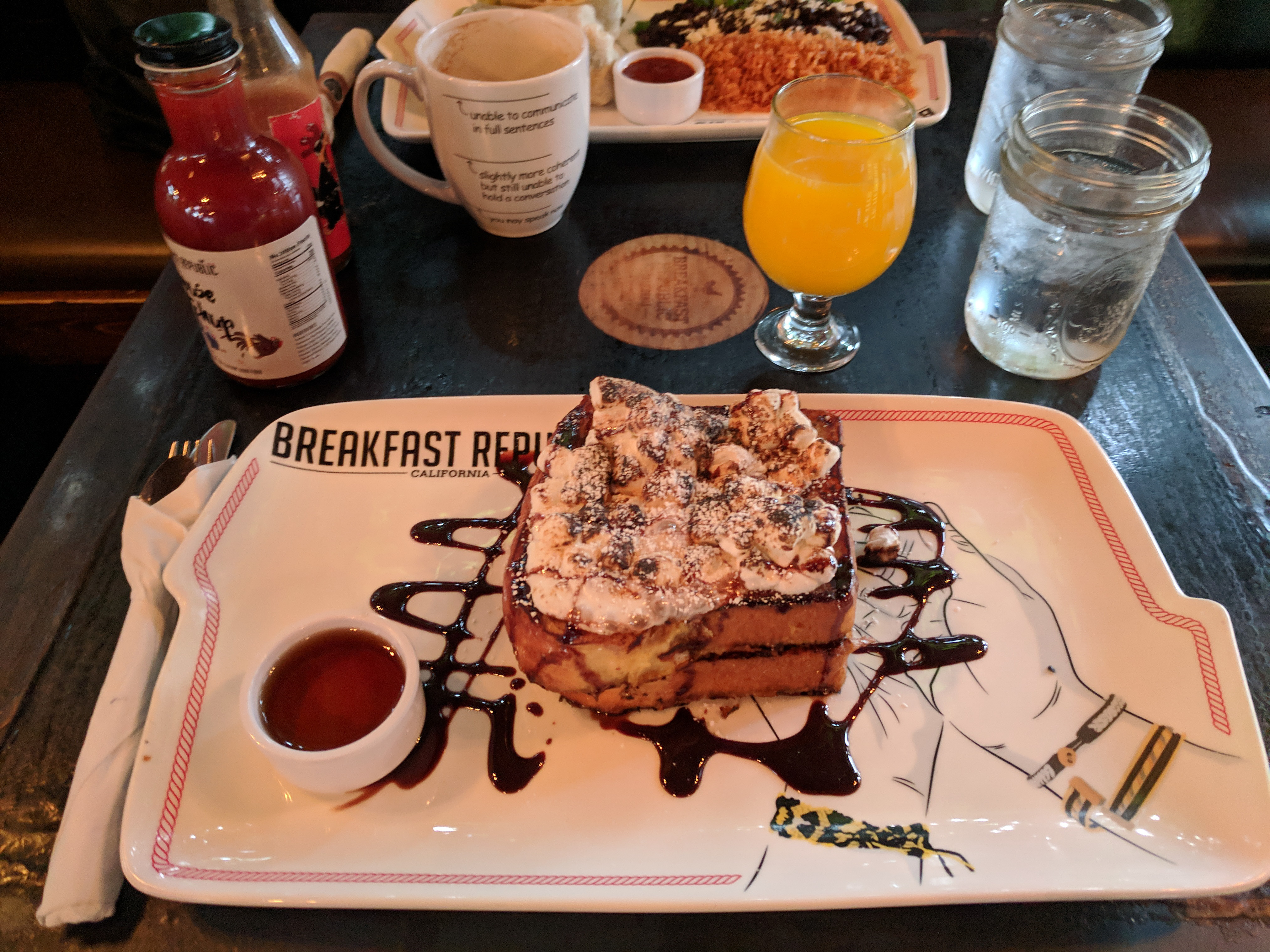 s'mores french toast @ Breakfast Republic