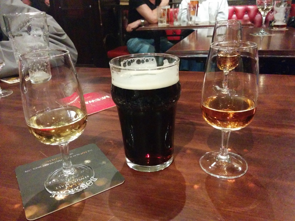 whisky and beer @ Pot Still