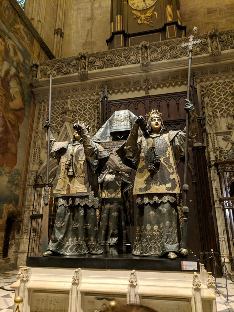 Christopher Columbus' tomb @ Catedral de Sevilla