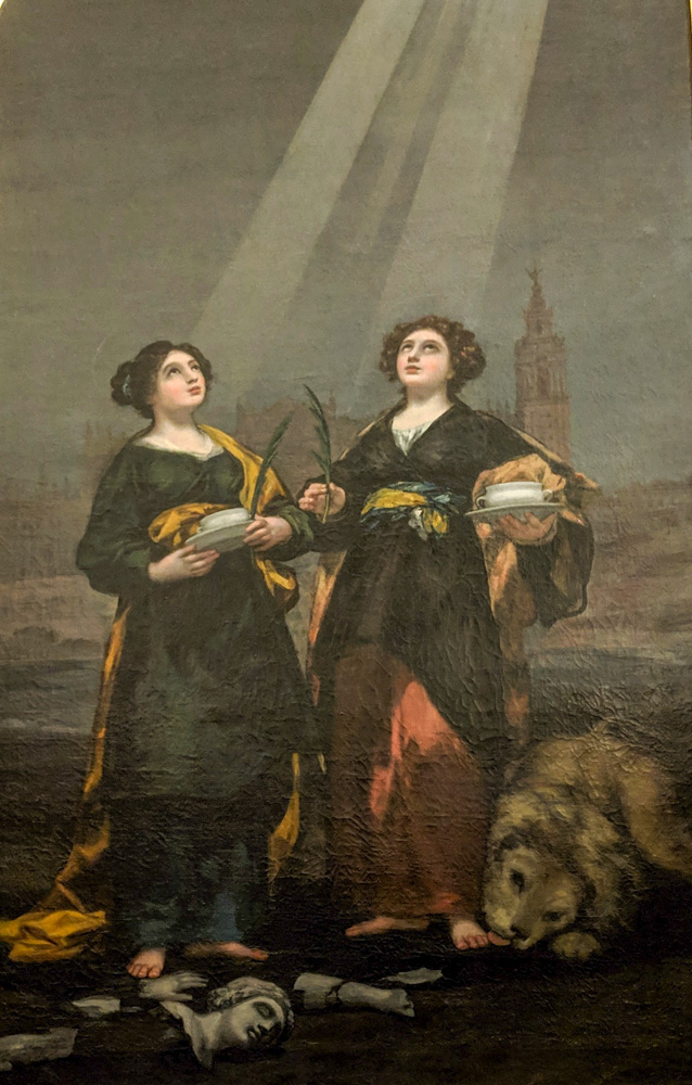 Saints Justa and Rufina by Goya