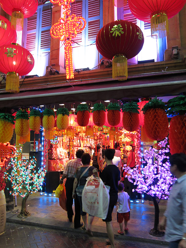 colorful Chinese New Year decor