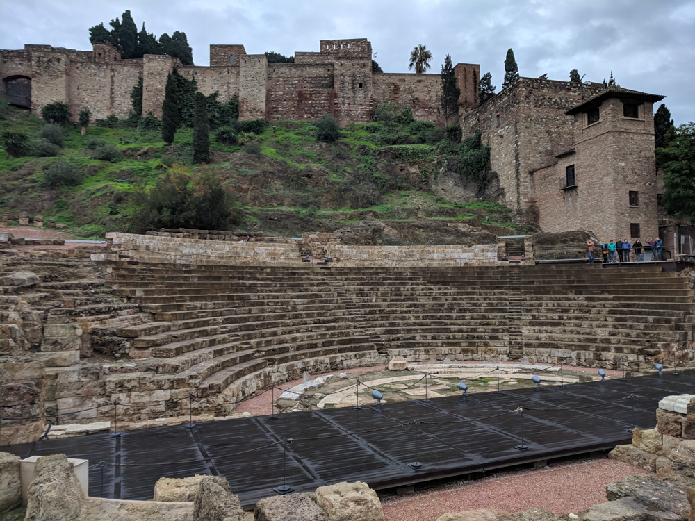 Roman amphitheater in Malaga