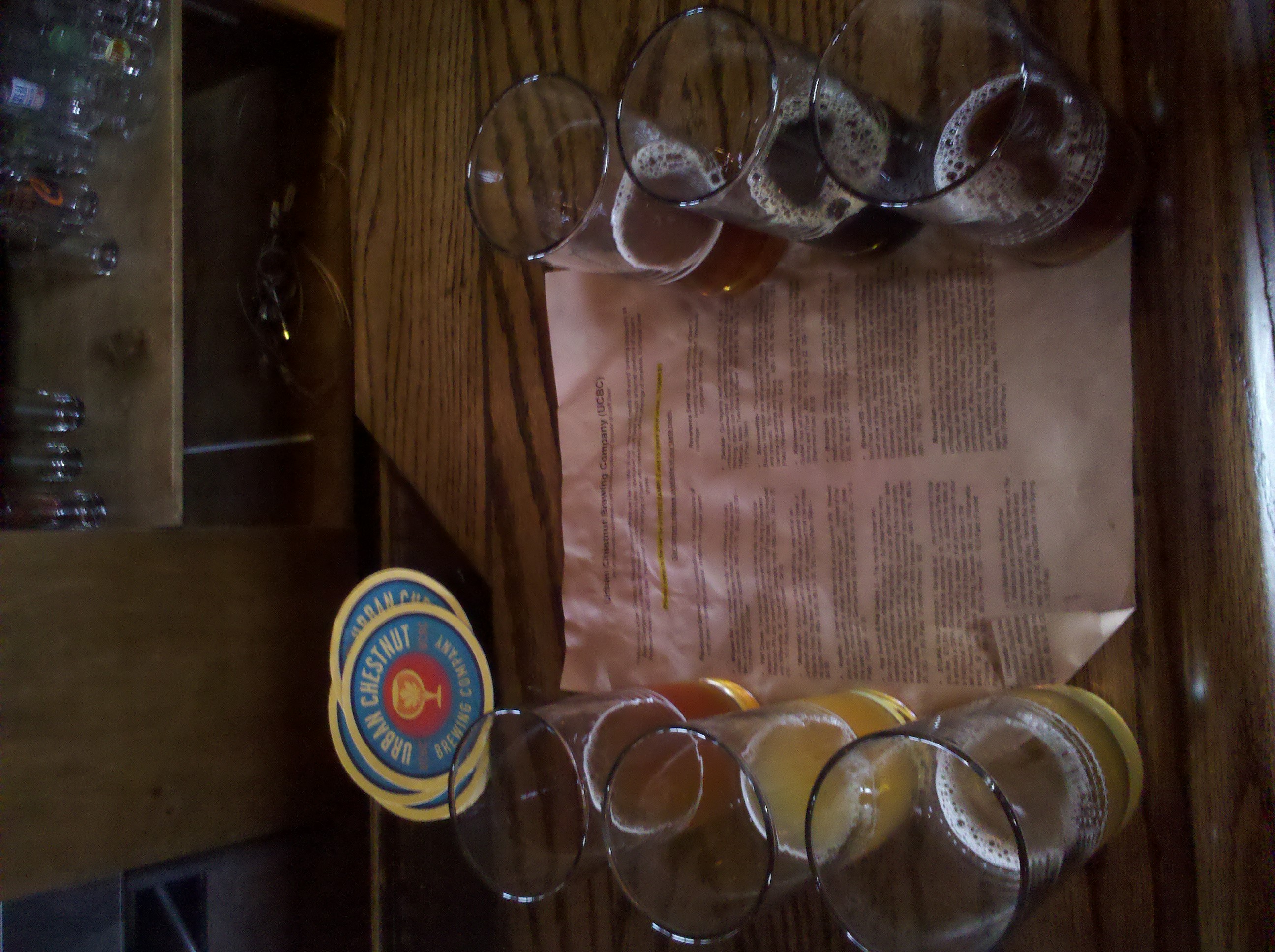 beer tasting @ Urban Chestnut