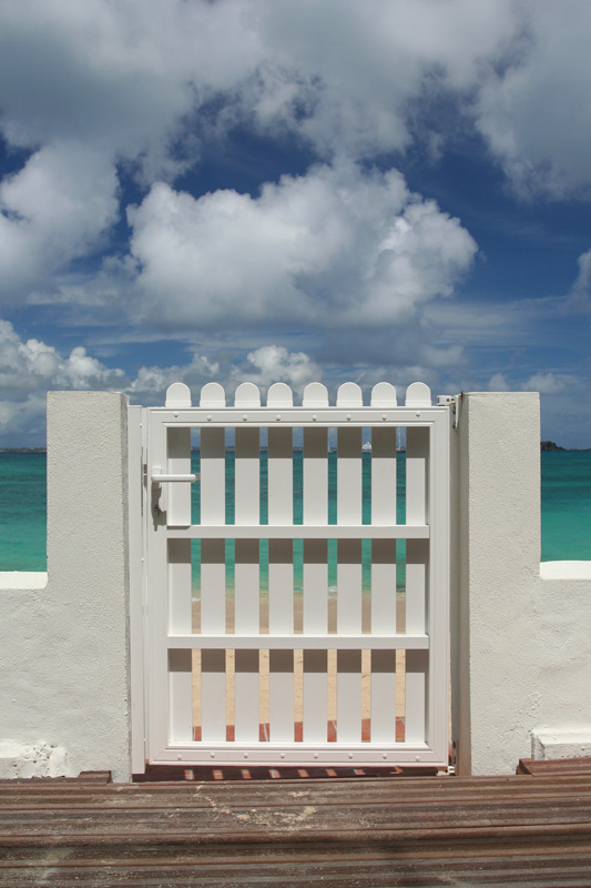 our gate to Grand Case beach