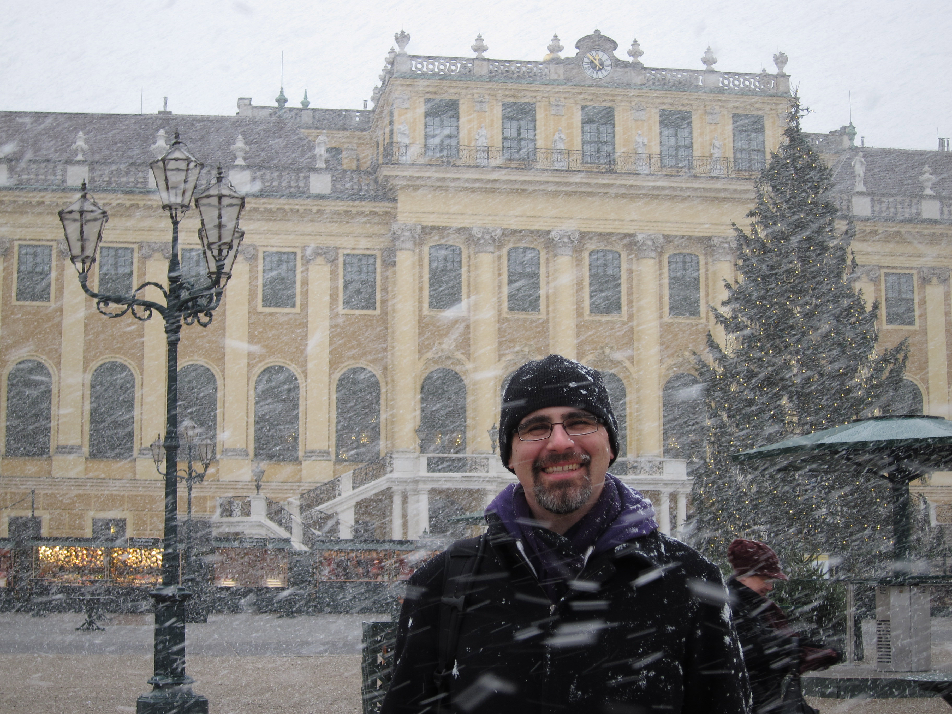 Eric with the snow