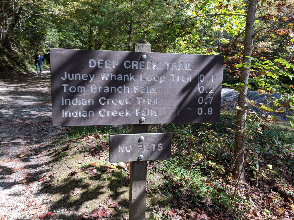 Deep Creek Trail to 3 waterfalls